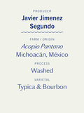 Acopio Pantano Washed Typica & Bourbon